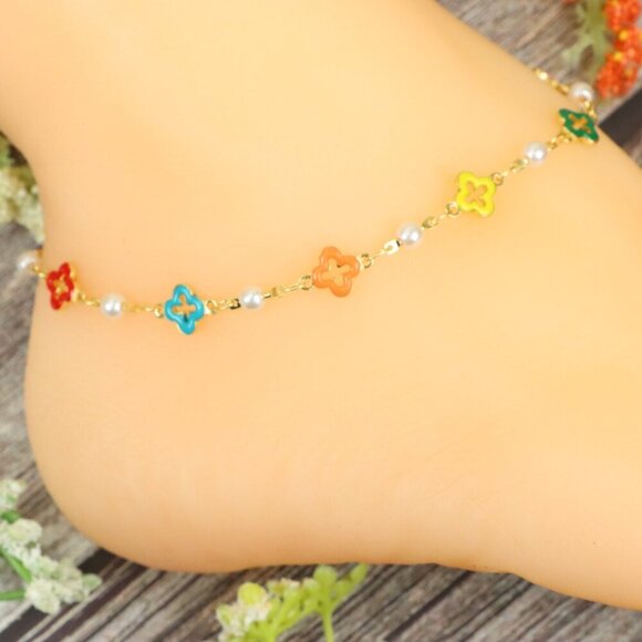 "Elegant Handmade Anklet – Delicate Jewelry for Women, MAR091589 - Picture 9 of 10